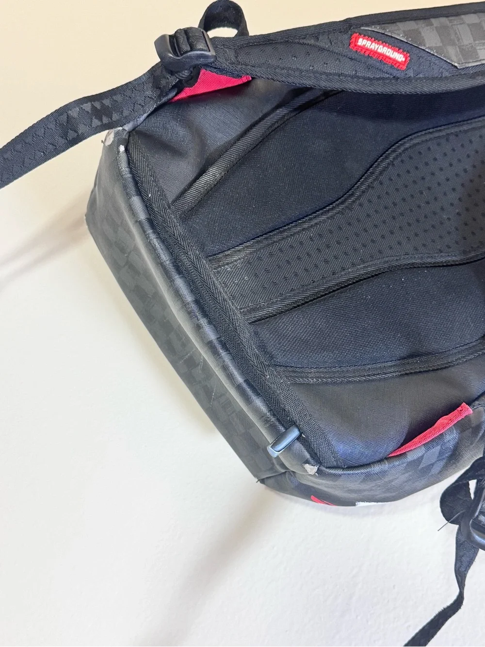 Sprayground Midnight Shadow Dixv Backpack Scribble Black Book bag pre owned